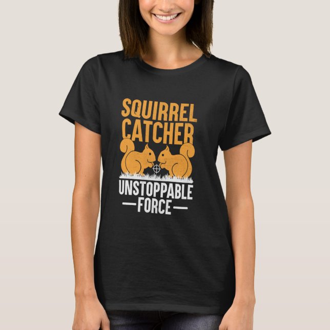 T-shirt Chasse à l'écureuil drôle Lov (Devant)