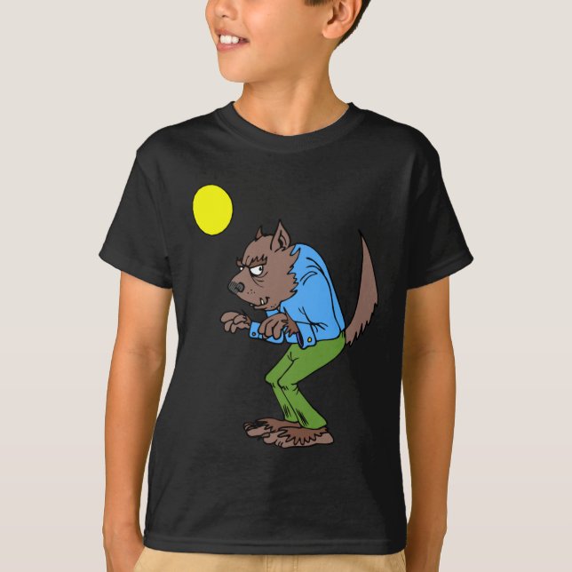 T-shirt Chasse à loup-garou (Devant)