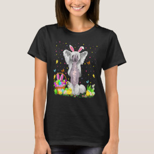 T-shirt Chasse amusante aux oeufs de Pâques Chinois Creste