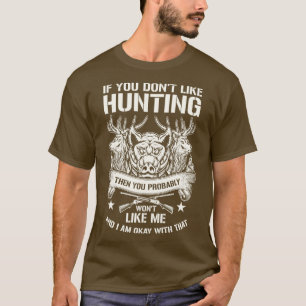 T-shirt Chasse Animaux sauvages Chasse Tir