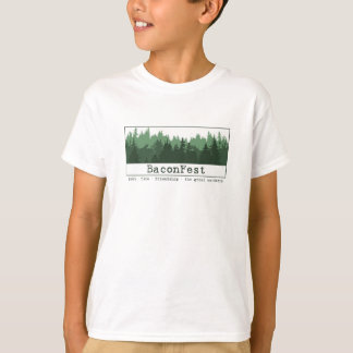 T-shirt Chasse - arbres courts XS blanc de douille