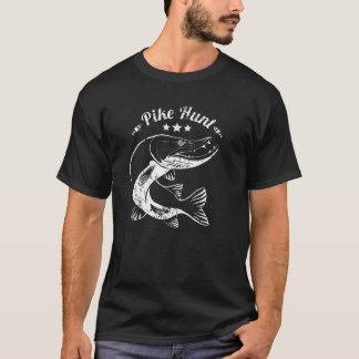 T-shirt Chasse au brochet. Amateurs de pêche au leurre
