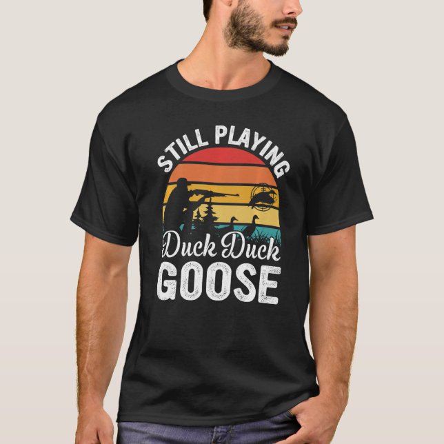 T-shirt Chasse au canard Chasseur d'oie Chasseur de sauvag (Devant)