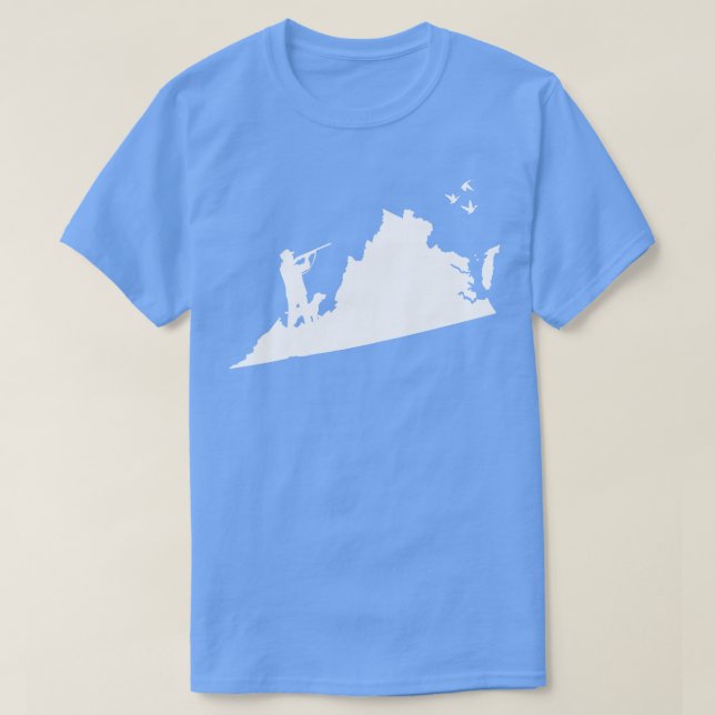 T-shirt Chasse au canard de Virginie (Design devant)