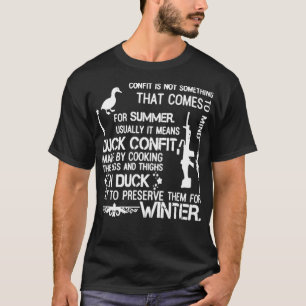 T-shirt Chasse au canard Tee boston terrier chien