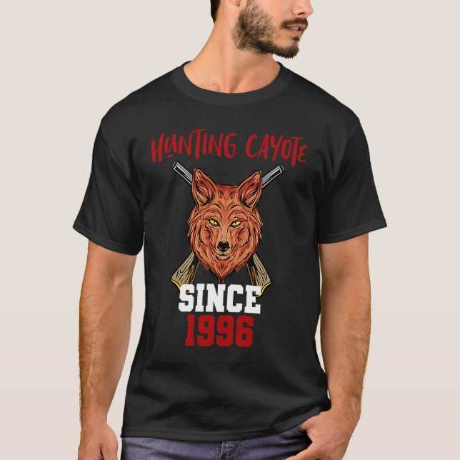 T-shirt Chasse au cayote depuis 1996 (Devant)