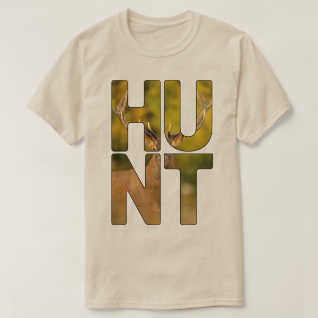 T-shirt Chasse au cerf  (Design devant)