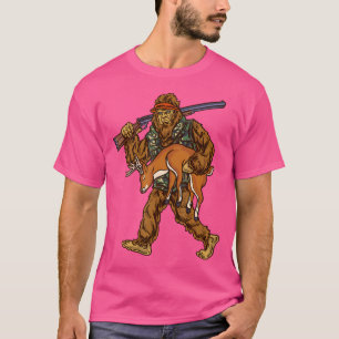 T-shirt Chasse au cerf de queue blanche Chasseur de pied d