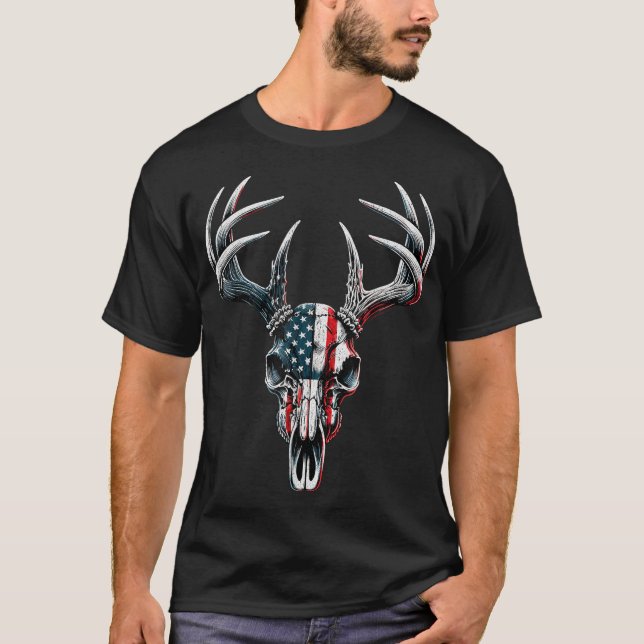 T-shirt Chasse au cerf de Virginie (Devant)