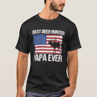 T-shirt Chasse au cerf saison de chasse Père Huntsman Papa