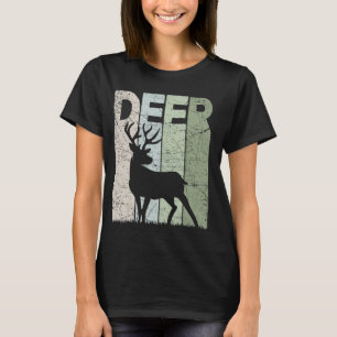 T-shirt Chasse au cerf Vintage Chasse au cerf Retro Chasse