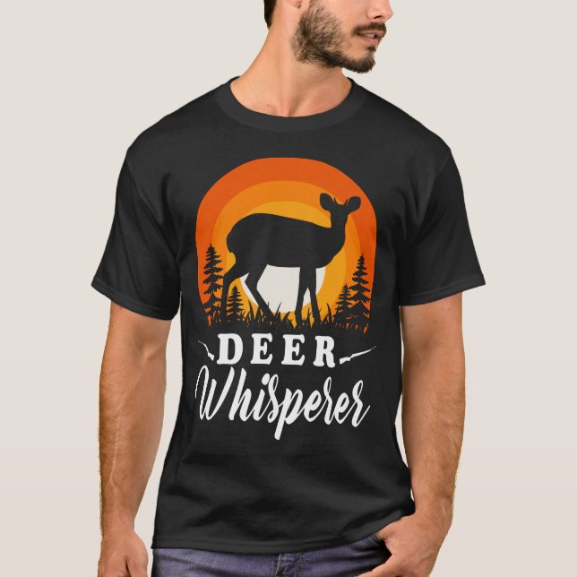 T-shirt Chasse au cerf Whisperer Deer (Devant)