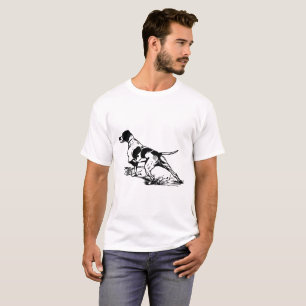 T-shirt Chasse au chien