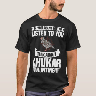 T-shirt Chasse au chukar Chasse aux oiseaux