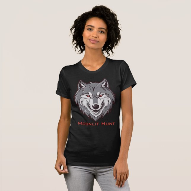 T-shirt Chasse au Clair de Lune (Devant entier)