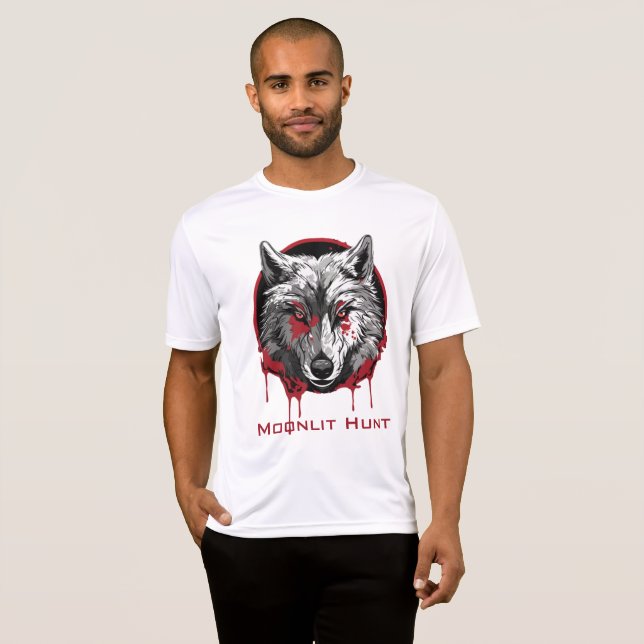 T-shirt Chasse au Clair de Lune (Devant entier)