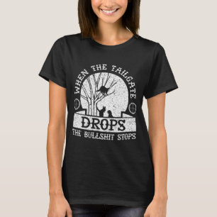 T-shirt Chasse Au Coon Quand Le Tailgate Lâche Le Raccoon 