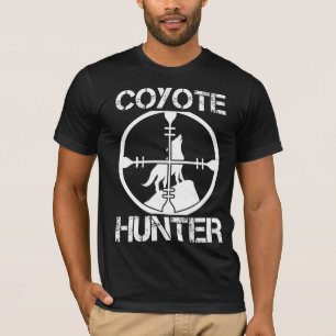 T-shirt Chasse au coyote Chasseur d'animaux sauvages Yote 