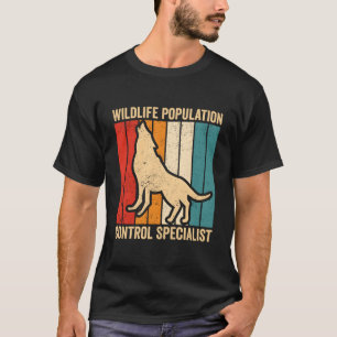 T-shirt Chasse au Coyote Chasseur de Coyote Population de