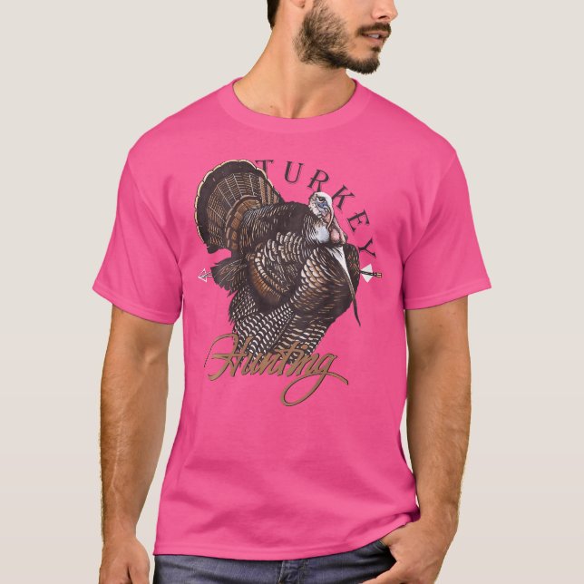 T-shirt Chasse au dindon en arrière (Devant)