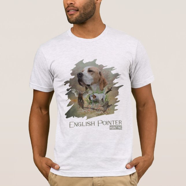 T-shirt Chasse au faisan avec pointeurs, Art (Devant)