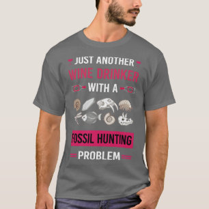 T-shirt Chasse au fossile Chasse au vin Paléontologie Pa