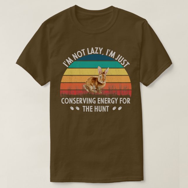 T-shirt Chasse au lapin (Design devant)