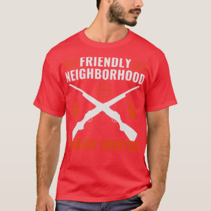 T-shirt Chasse au lapin dans un quartier convivial