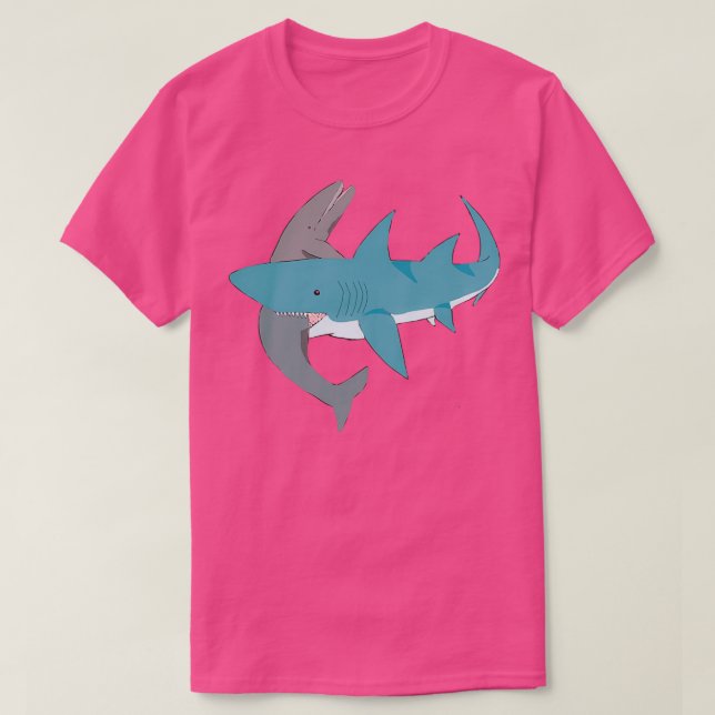 T-shirt Chasse au mégalodon (Design devant)