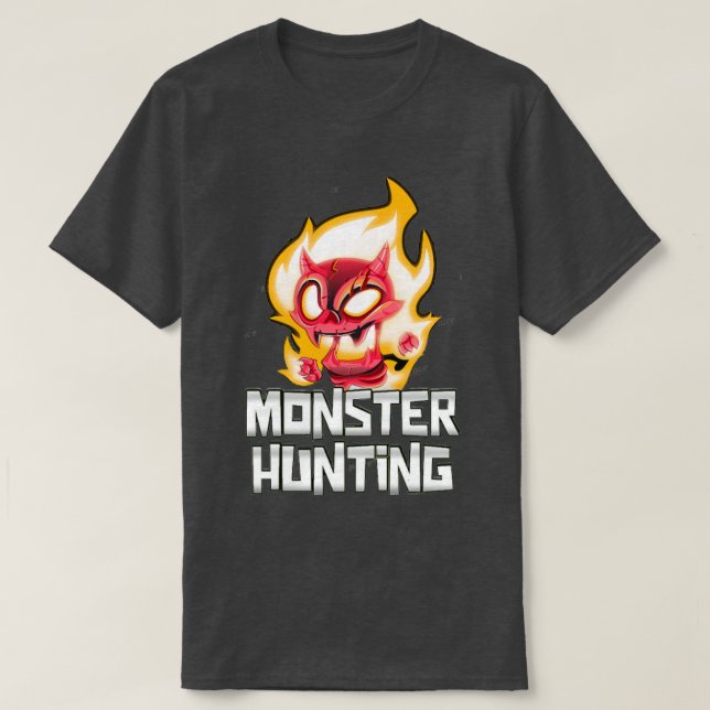 T-shirt Chasse au monstre (Design devant)