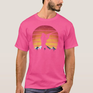 T-shirt Chasse au pied d'oeuf Chasquatch du coucher du sol