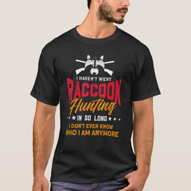 T-shirt Chasse au piège pour hommes Retro Chasseur de coon (Devant)
