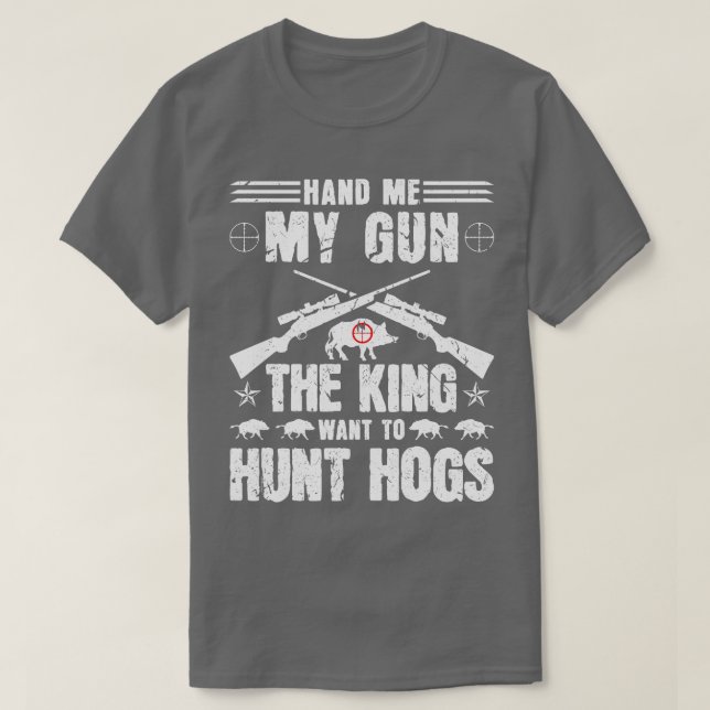 T-shirt Chasse au porc (Design devant)