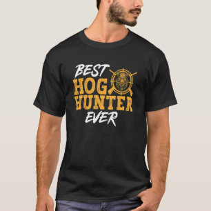 T-shirt Chasse au porc sauvage Meilleur Chasseur de porc J