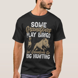 T-shirt Chasse au porc sauvage Papa Grand-père Chasse au s