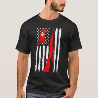 T-shirt Chasse Au Rat Drapeau Américain Chasse Au Rat Pour