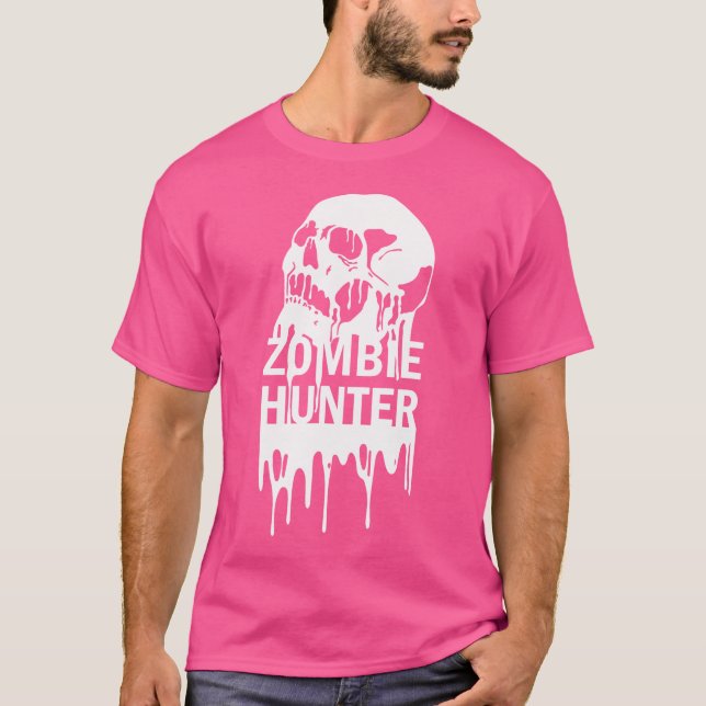 T-shirt Chasse au sang du crâne mignon (Devant)