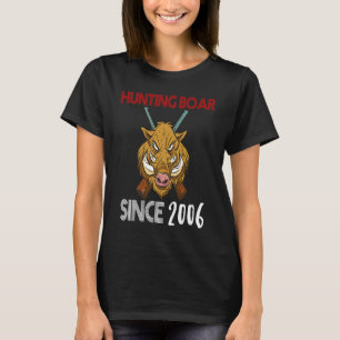 T-shirt Chasse au sanglier depuis 2006