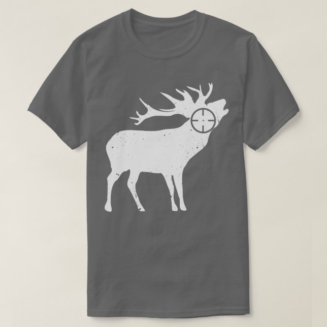 T-shirt Chasse au sapin de la forêt de cerfs (Design devant)