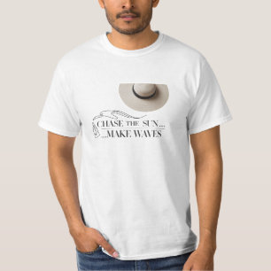 T-shirt Chasse au soleil, fais des vagues - Mini Plage Tee
