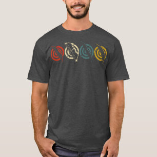 T-shirt Chasse au tir à l'arc Archer Vintage à la boue