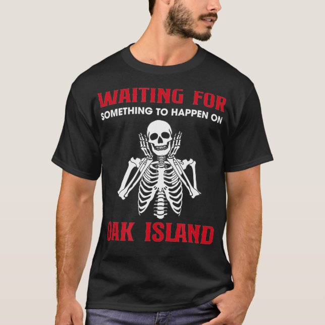 T-shirt Chasse au trésor de l'île de chêne Mystère de l'îl (Devant)