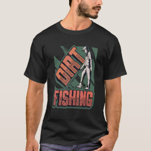 T-shirt Chasse au trésor de pêche dans la saleté Détection
