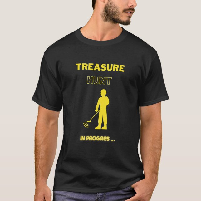 T-shirt Chasse Au Trésor En Progres Détectoristes Détecteu (Devant)