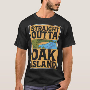 T-shirt Chasse au trésor sur l'île de chêne Mystère sur l'