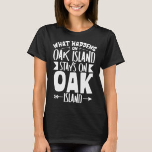 T-shirt Chasse au trésor sur l'île de chêne Mystère sur l'