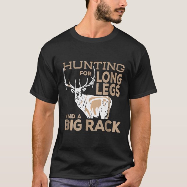T-shirt Chasse au wapiti Big Rack Chasse au taureau saison (Devant)