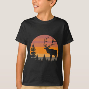 T-shirt Chasse au wapiti - Chasseur de wapitis Elkaholic -