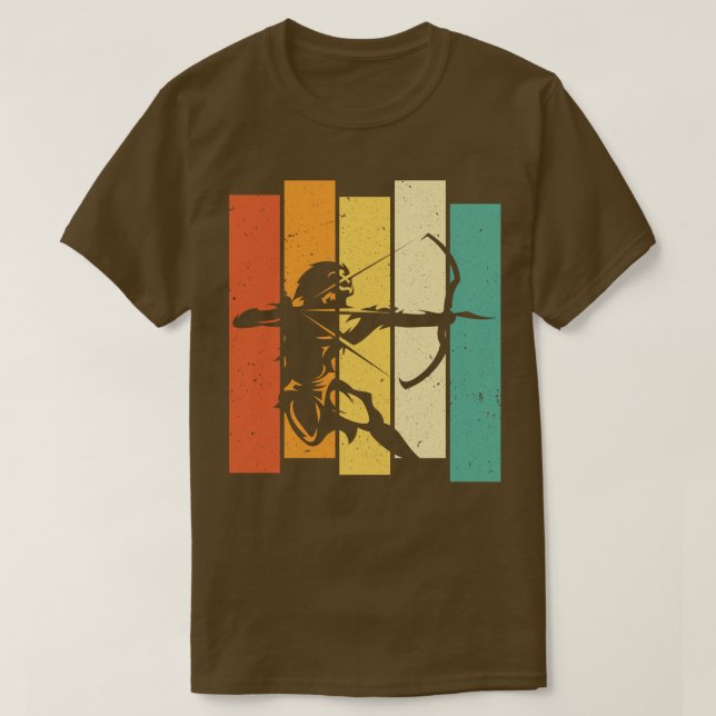 T-shirt Chasse aux bow Cadeaux Tir à l'arc rétro (Design devant)