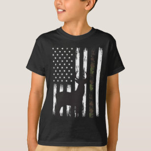 T-shirt Chasse aux cerfs blancs Cadeaux de chasseurs Buck 